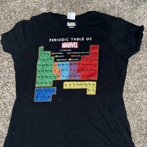 “Periodic Table of Marvel” T-Shirt, Never Worn